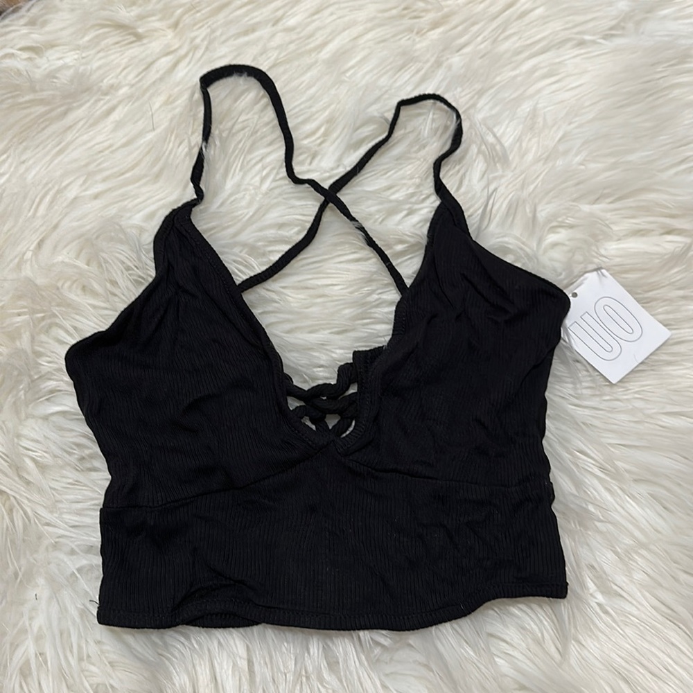 Urban Outfitters crop top NWT black XS